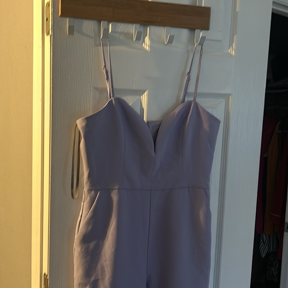 Women's Sleeveless Sweetheart Neck Suiting Jumpsuit Size 6 - Picture 9 of 9